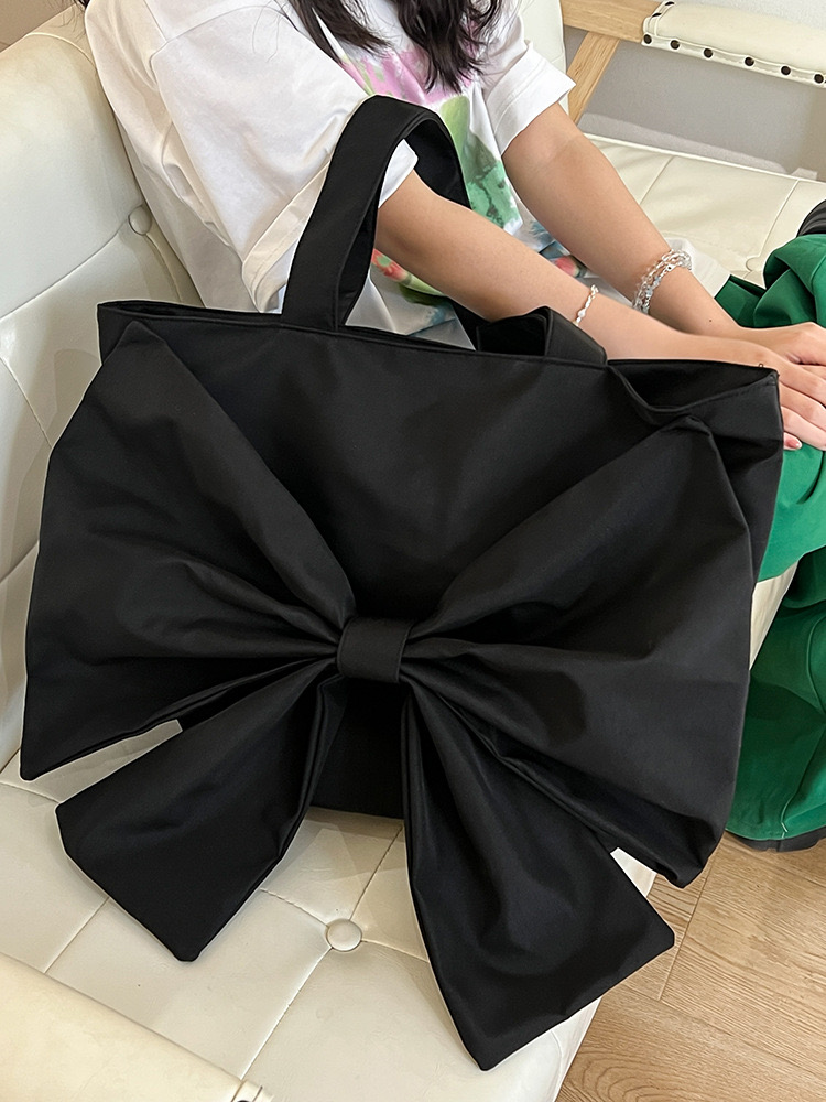 2024 New Niche High-End Underarm Bow Design Women's Bag Fashion Pillow Bag Handbag Crossbody Bag - Image 2