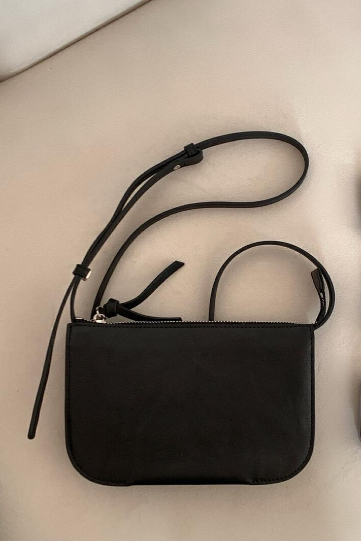 MBH Minimalist Top Layer Cowhide Multi Compartment Envelope Crossbody Bag - Image 5