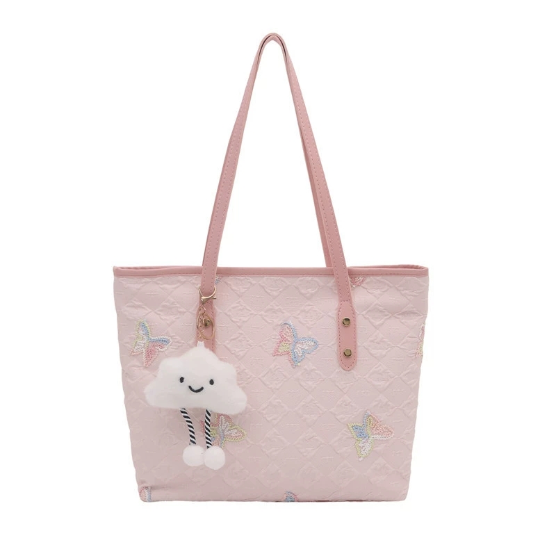 Women's Casual Commuter Handbag Large Capacity Tote Shoulder Bag for Students - Image 5