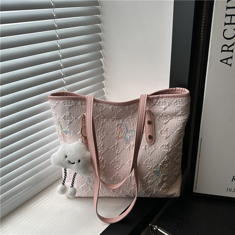 Women's Casual Commuter Handbag Large Capacity Tote Shoulder Bag for Students