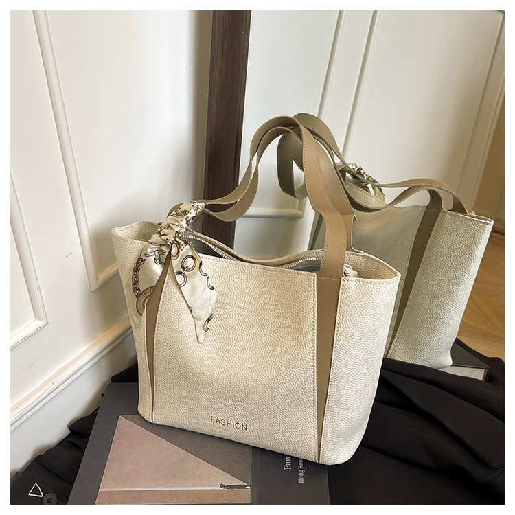 Minimalist Retro Tote Bag for Women 2025 New Shoulder Bag Large Capacity Underarm Bag Fashion Casual Handbag Trendy - Image 3