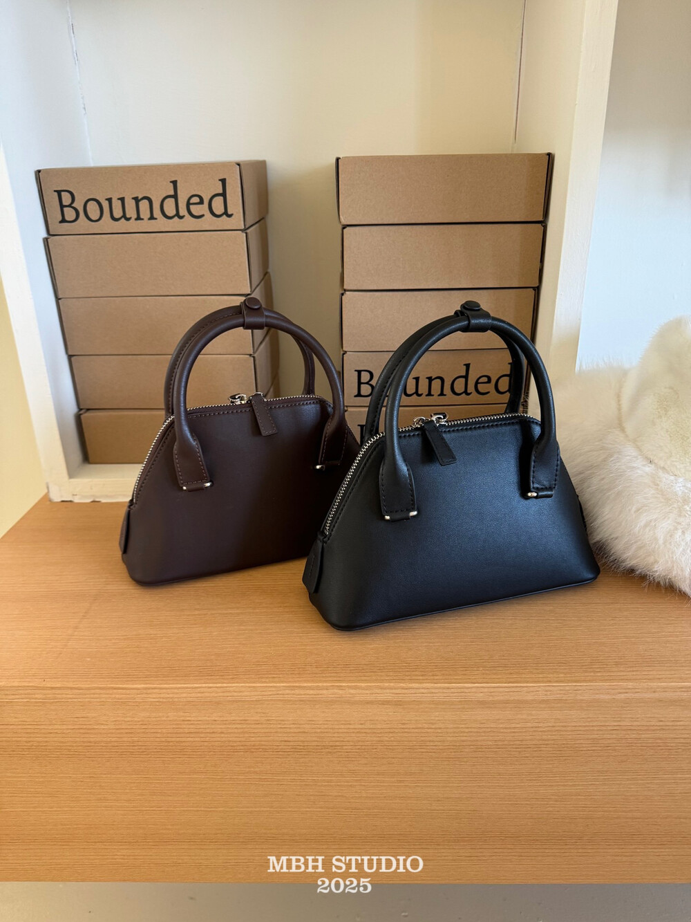 MBH French Minimalist Retro Shell Bag Versatile Crossbody Handbag - Image 2